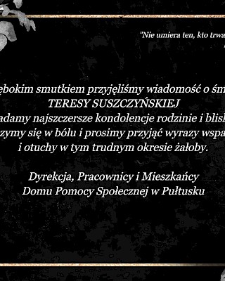 Kondolencje dla rodziny i bliskich